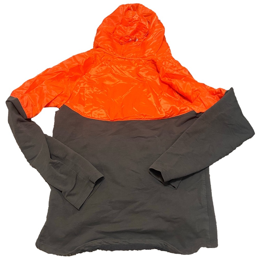 Nike Dri-FIT Hooded Full-Zip Jacket – Orange/Black – Size Medium - Picture 2 of 5